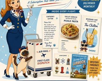 First Class Dispatch, Happy Mail, Snail Mail, Monthly Subscription, Paper Goods. Free Shipping with Tracking