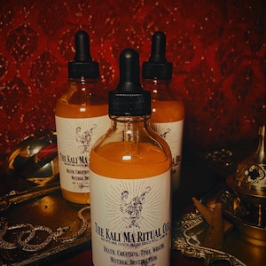 Kali Ma Ritual Oil | Destruction | Time | Rebirth | Transformation | Mother | Creation | Wrath | Goddess | Anointing Oil |