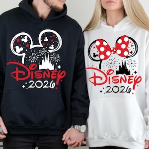 Disney 2026 Hoodie, Family Matching Hoodie, Personalized Hoodie, Disneyland Hoodie, Disney Squad Hoodie, Minnie Mickey Gift, Disney Hoodie image 1