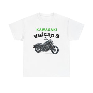 Kawasaki Vulcan S 650 Graphic Tee, Unisex Cotton Shirt, Motorsports Apparel, Gift for Motorcycle Enthusiasts, Casual Wear