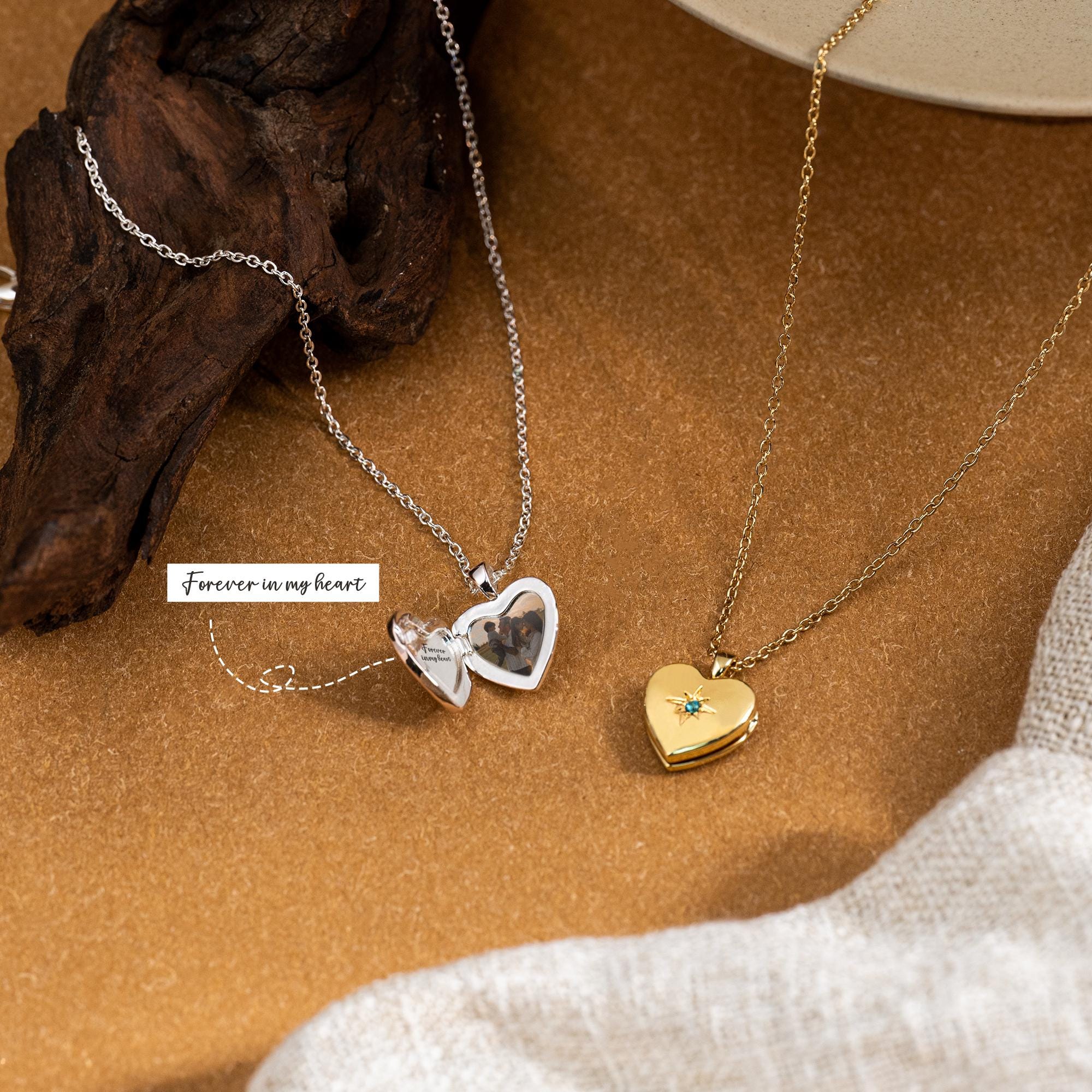 Collana a cuore con incisione - Italia