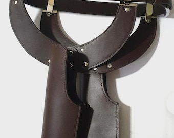 Cinturón de cuero de Sabine Wren con funda, accesorio para disfraz de cosplay de Mandalorian