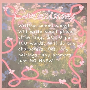 Custom Writing Commission (Digital PDF)