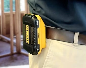 Belt Holster for DeWalt 20V Battery