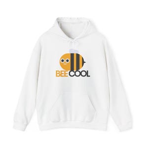 Bee Cool hoodie - leuk unisex sweater voor natuurliefhebbers, cadeau voor bijenliefhebbers, lentestijl, gezellige kleding, milieuvriendelijke mode
