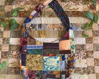 Patchwork Shoulder Bag, Handmade