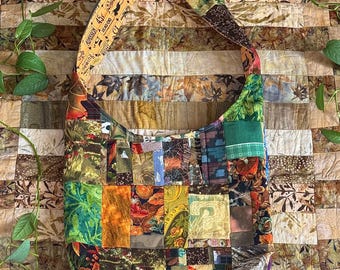 Patchwork Shoulder Bag, Handmade