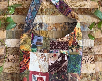 Patchwork Shoulder Bag, Handmade