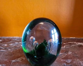 希少】ヴィンテージウランガラス1930年代ペーパーウェイト