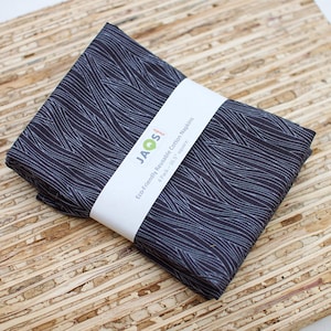 Große Stoffservietten - 4er Set - (NB477) - Charcoal Scallion Stripe Grey Stoffservietten