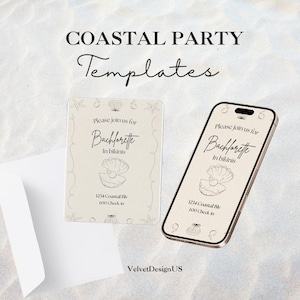 Handgetekende strand vrijgezellenfeest sjabloon SVG, kust themafeest, grillig doodle svg pictogram, martini&#39;s en bikini&#39;s vrijgezellenfeest, eigenzinnig