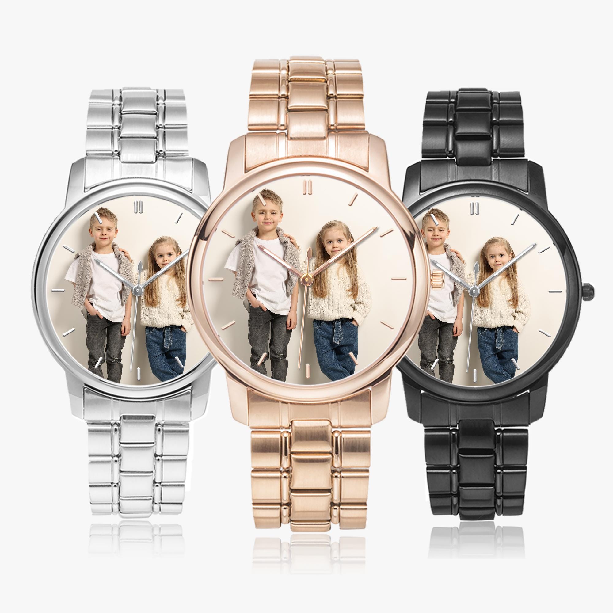 Custom Photo Watch, Personalized Watch for Men, Engraved Watch Gift for ...