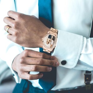 Custom Photo Watch, Personalized Watch for Men, Engraved Watch Gift for Him, Husband Gift, Boyfriend Gift, Anniversary Gift, Watches for Dad image 9
