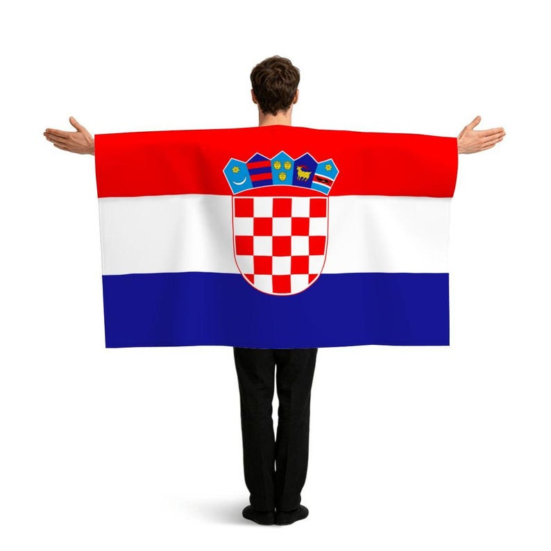 Croatia Flag Shirt, Croatian Pride Tee, Hrvatska Shirt, Hrvatska Zastava Shirt, Soccer Fan Gift, Football Supporter Shirt image 3