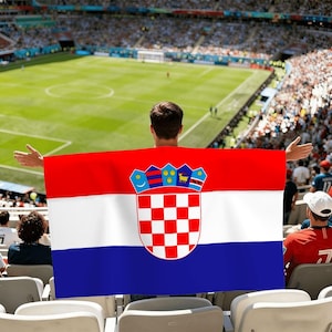 Croatia Flag Shirt, Croatian Pride Tee, Hrvatska Shirt, Hrvatska Zastava Shirt, Soccer Fan Gift, Football Supporter Shirt image 1