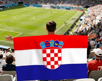 Camiseta con la bandera de Croacia, camiseta del orgullo croata, camiseta de Hrvatska, camiseta de Hrvatska Zastava, regalo para aficionados al fútbol, camiseta para seguidores del fútbol