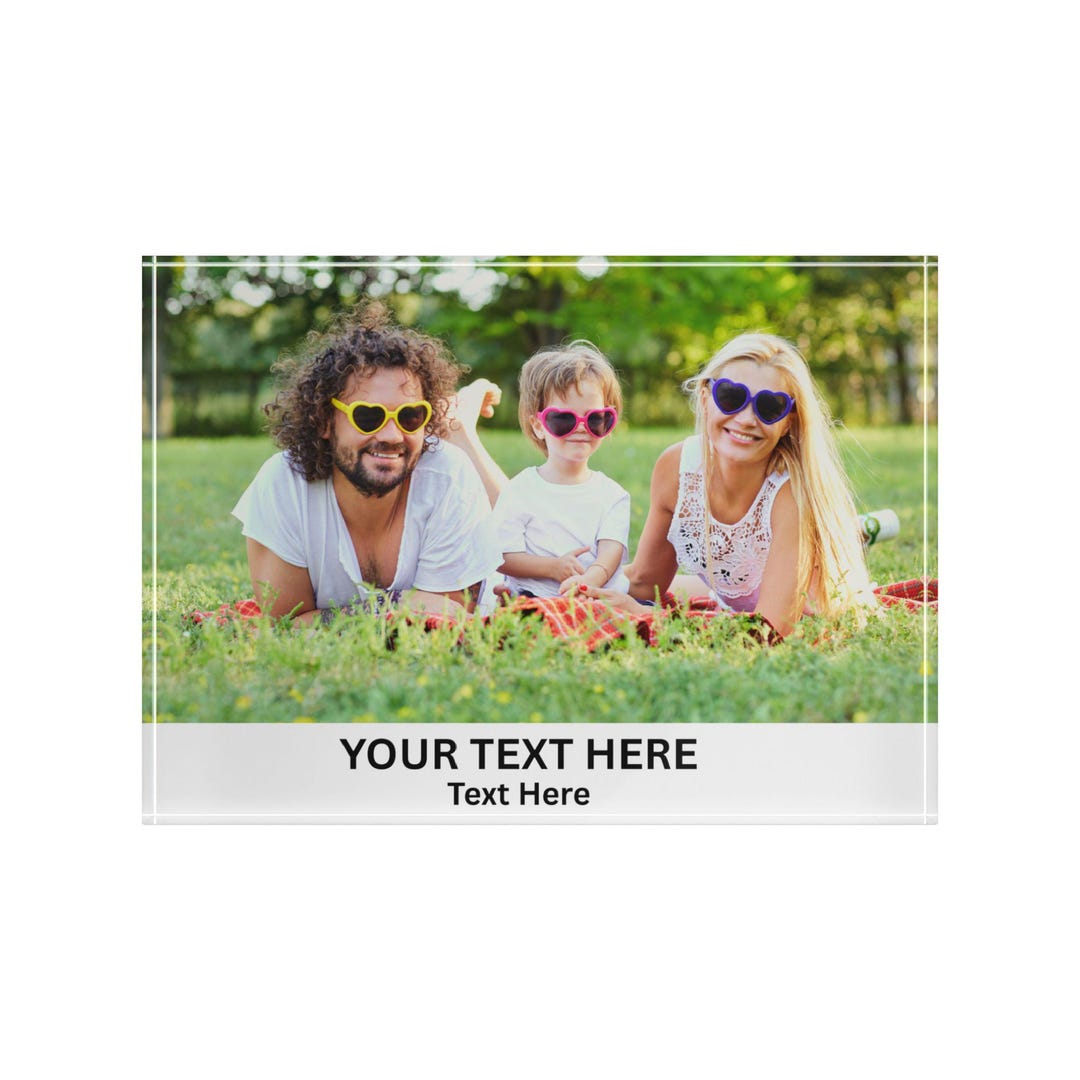 Custom Photo Block Photo Block | Personalized Photo Display - Etsy