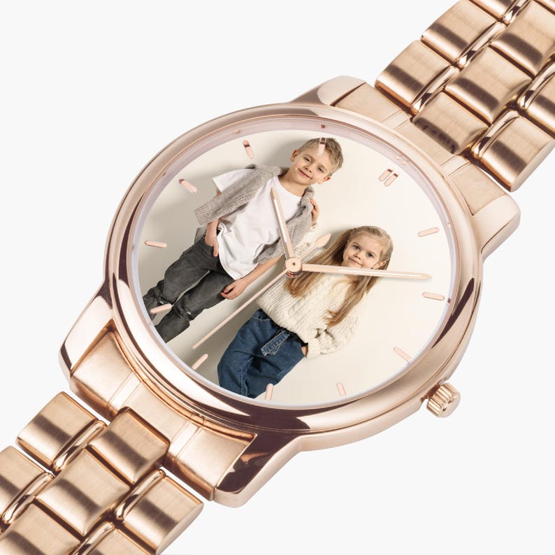Custom Photo Watch, Personalized Watch for Men, Engraved Watch Gift for Him, Husband Gift, Boyfriend Gift, Anniversary Gift, Watches for Dad image 10