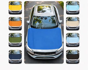 Customizable Car Hood Cover, Stretch Fit Protection, Universal Size (Polyester Elastane)