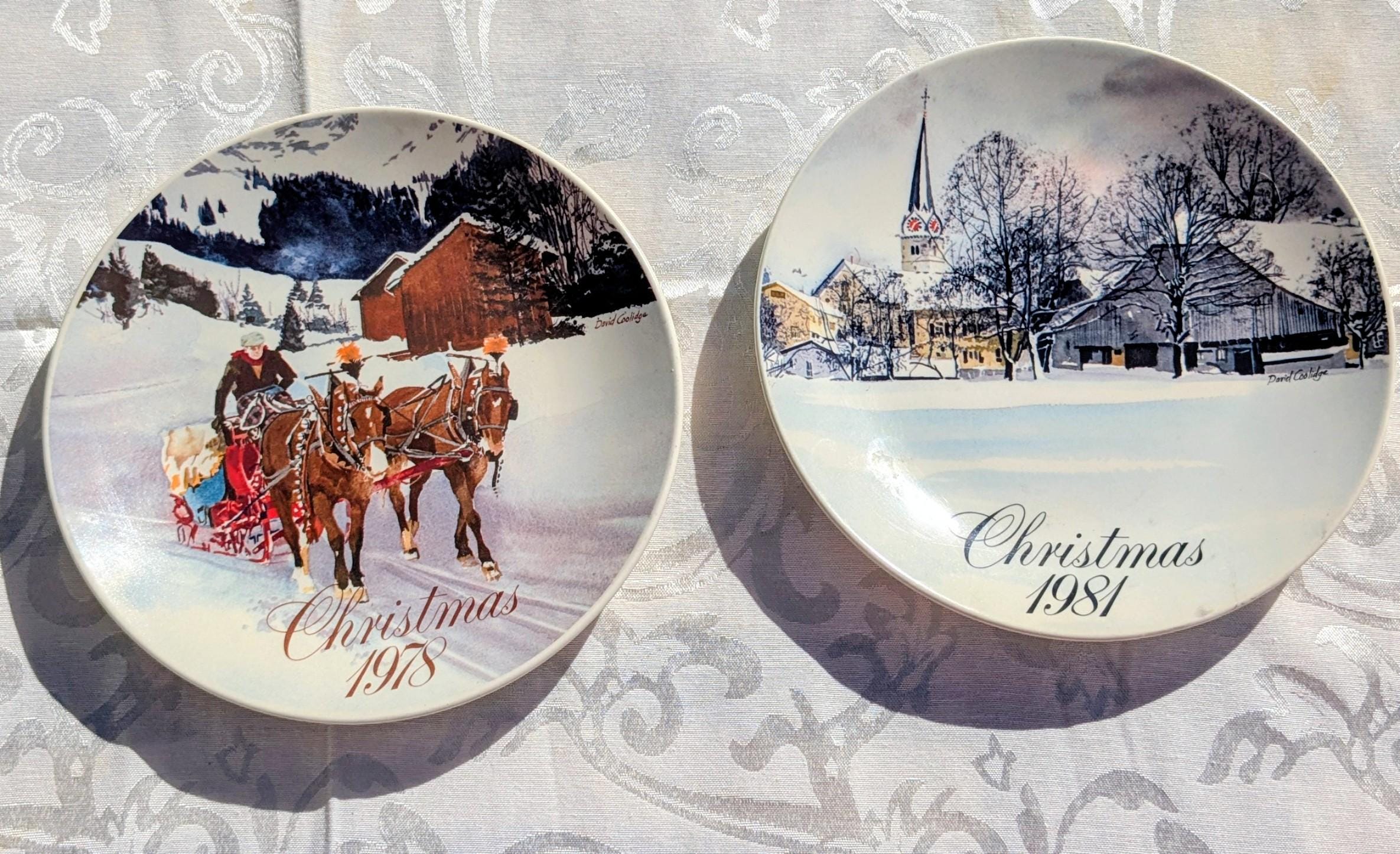 Christmas 1981 Plate - Etsy