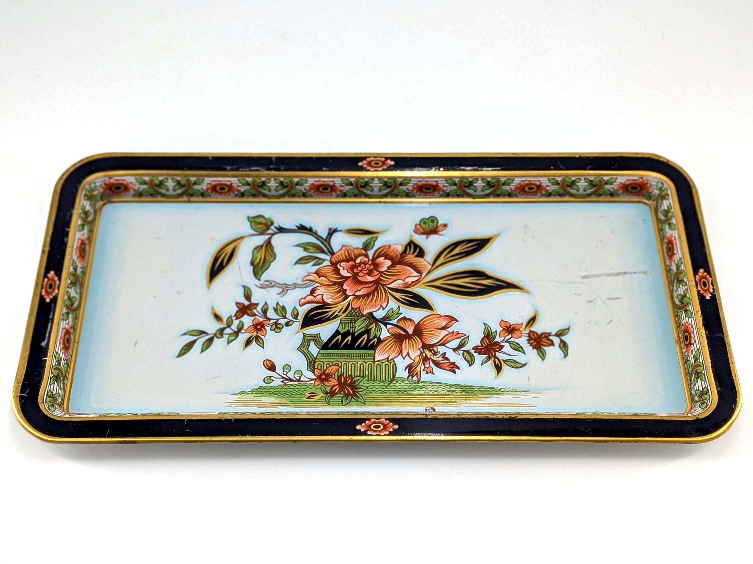 Vintage Metal Trays England - Etsy
