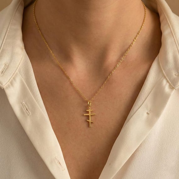 Ilya Rozanov Orthodox Cross Necklace Heated Rivalry Inspired