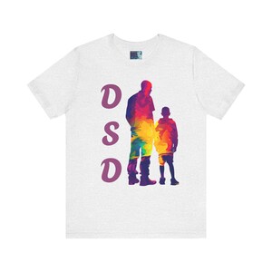 Colorful Dads Supporting Dads Tee - Perfect for Fathers Day, Family Gatherings, Casual Wear, Gifts, Mens Fashion