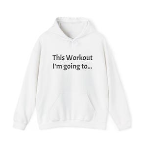Motivational Gym Hoodie | Unisex Workout Sweatshirt, Fitness Gift, Exercise Apparel, Fun Hoodie, Unique Gift for Gym Lovers