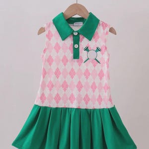 sharpay green and pink golf dress festive-dressing