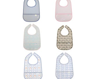 Apple of my Isla Wipe-It Bib