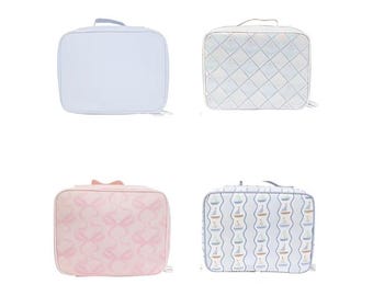 Monogrammed Apple of my Isla Wipeable Lunch Box