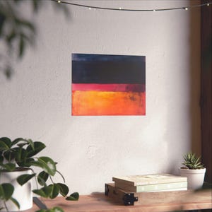 Vibrant Abstract Matte Posters, Modern Wall Art, Home Decor, Colorful Artwork, Gift for Art Lovers, Minimalist Prints