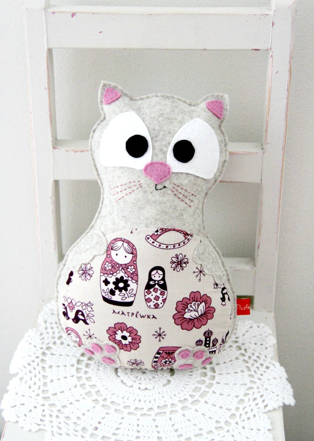 Felt Cat Toy Sewing Pattern Domestic Animal PDF Pattern - Etsy