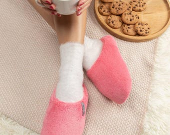 Welsoft Terry Slippers, Plush Cozy House Shoes