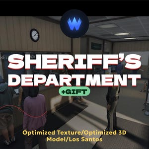 FiveM MLO — Sandy Shores Sheriff’s Department | Blaine County | ESX/QBCore Ready | Optimized