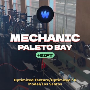 FiveM MLO — Paleto Bay Mechanic Shop | Garage & Tuning | ESX/QBCore Ready | Optimized