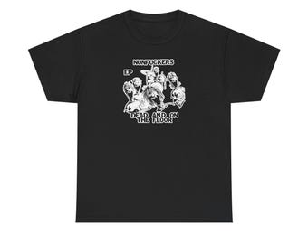 Nunfuckers - Dead & On The Floor EP, 1987, Unisex Heavy Cotton Tee, Casual Tee, Graphic T-Shirt