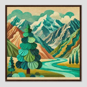 Ala-Archa Park Kids Mountain Wall Art