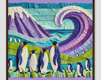 Volunteer Point Penguin Kids Wall Art