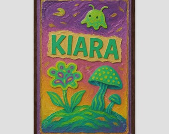 キアラ 光るエイリアンプラネット 子供部屋コラージュ