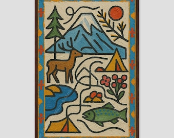 Mount Rainier Picasso Cubist Park Art