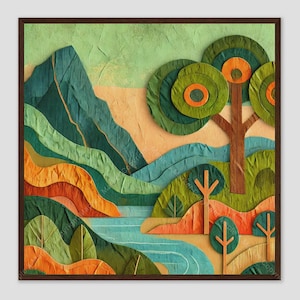 Ulu Temburong Brunei Rainforest Canopy Bridge Wall Art