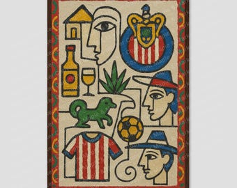 Guadalajara Cubist Picasso Wall Art Print