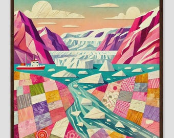 Ilulissat Icefjord Nursery Wall Art
