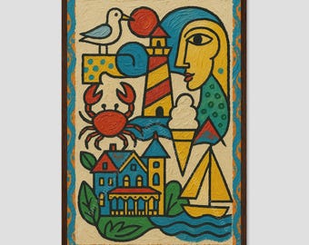 Cape May Picasso Arte costiera del New Jersey