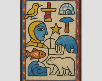 Nunavut Arktis Kunst Druck Wanddekoration