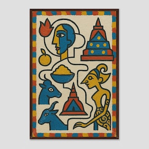Yogyakarta, Indonesien – Kultureller Kubismus – Wandkunstdruck