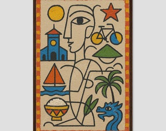 Ho Chi Minh City Cubist Picasso Art Print