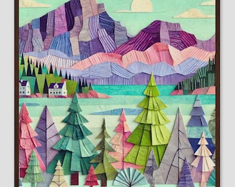 Acadia National Park Nursery Print