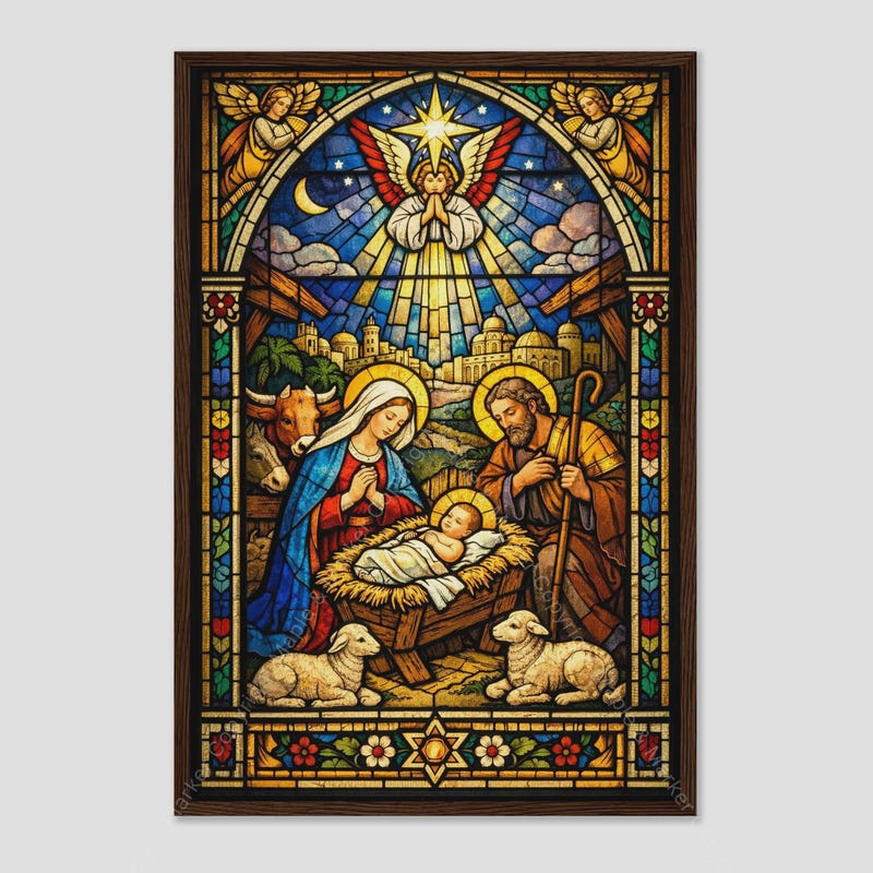 Nativity Icon Window - Etsy